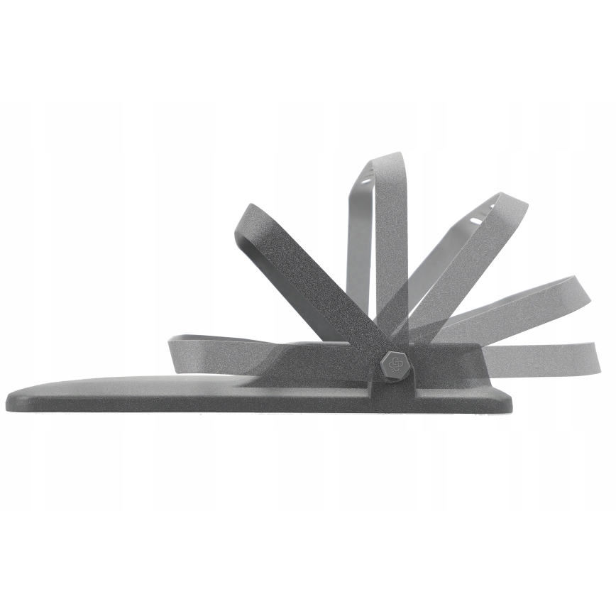 LED Dimbar solcellsstrålkastare LED/150W/3,2V 5000K 15000 mAh IP65 svart + fjärrkontroll