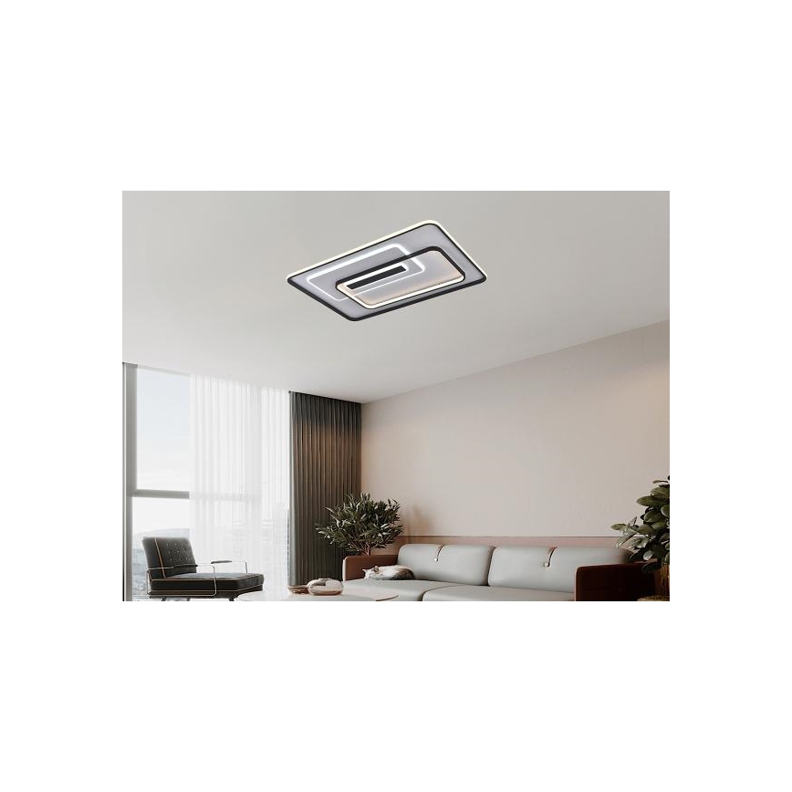 Dimbart LED-takarmatur LED/160W/230V 3000-6500K + fjärrkontroll