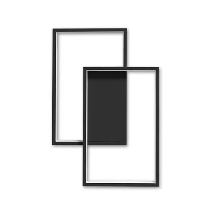 Dimbart LED-taklampa 45 W / 230 V 3000–6500 K svart + fjärrkontroll