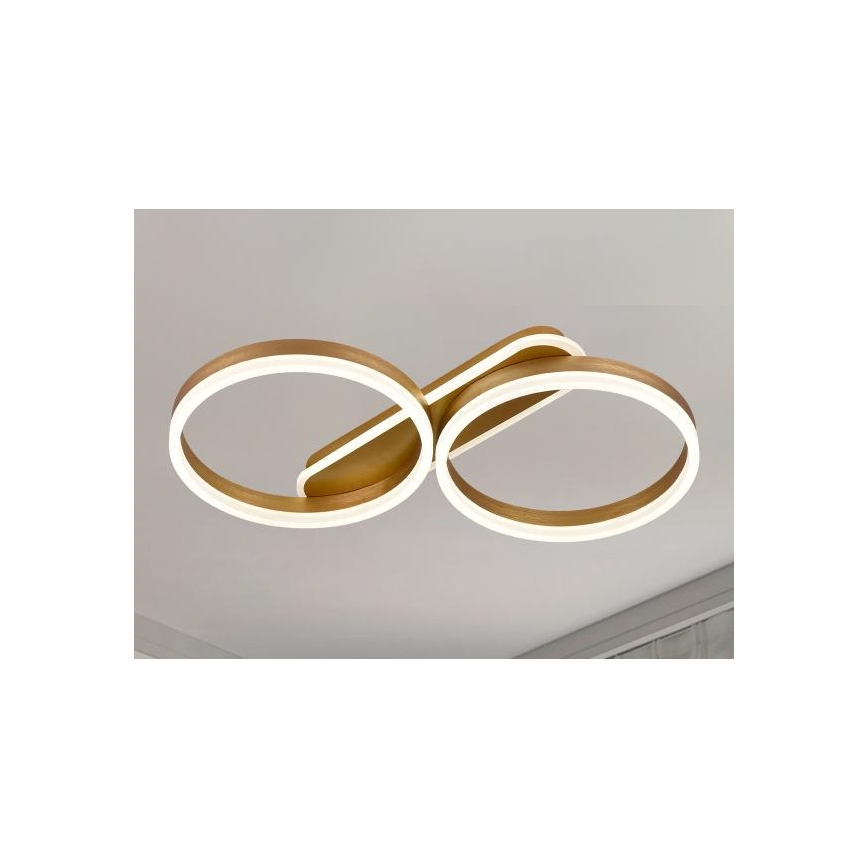 Dimbart LED-takarmatur LED/60W/230V 3000-6500K + fjärrkontroll