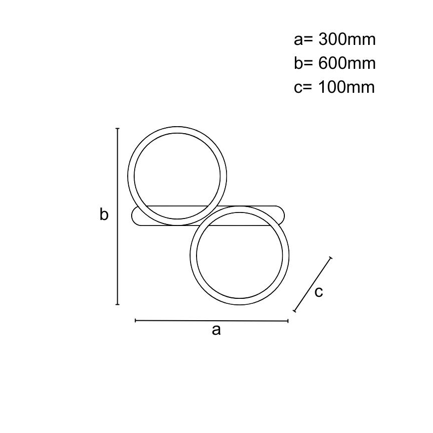 Dimbart LED-takarmatur LED/60W/230V 3000-6500K + fjärrkontroll