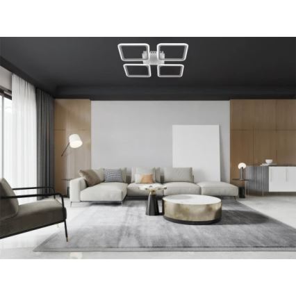 Dimbart LED-takarmatur LED/95W/230V 3000-6500K + fjärrkontroll