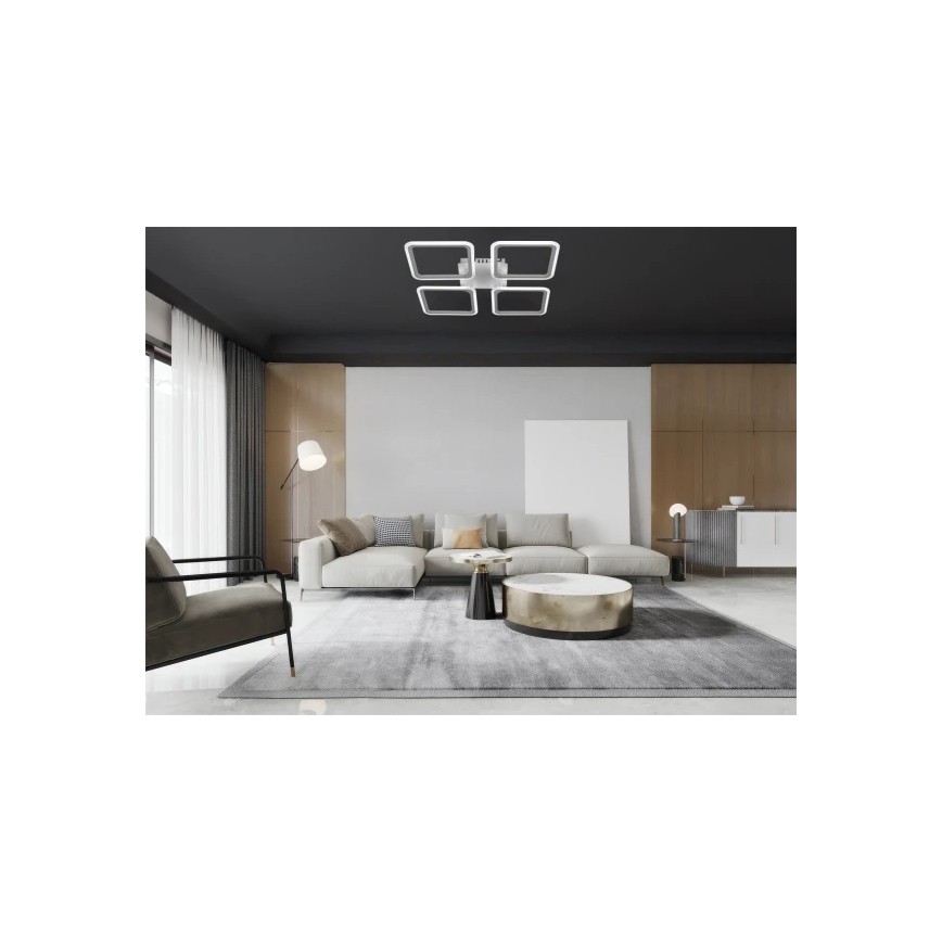 Dimbart LED-takarmatur LED/95W/230V 3000-6500K + fjärrkontroll