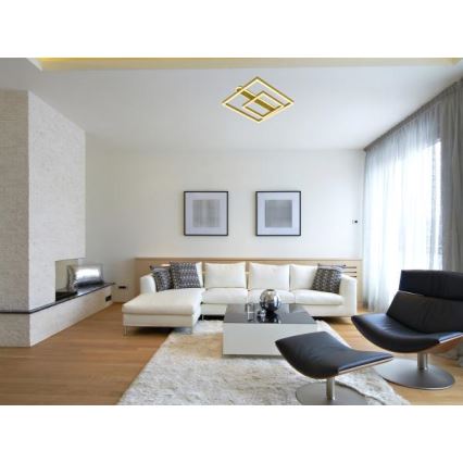 Dimbart LED-takarmatur LED/95W/230V 3000-6500K + fjärrkontroll