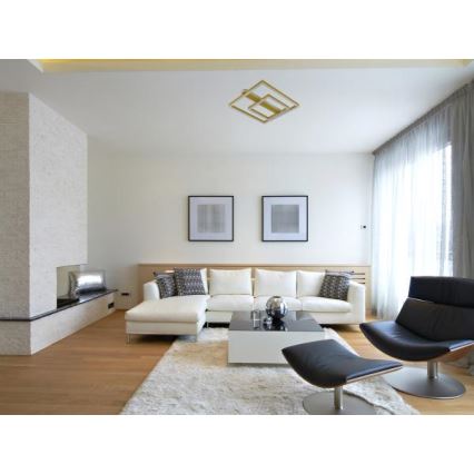 Dimbart LED-takarmatur LED/95W/230V 3000-6500K + fjärrkontroll