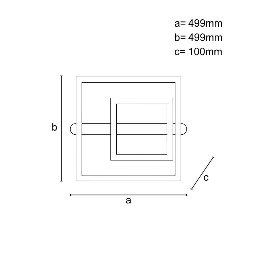 Dimbart LED-takarmatur LED/95W/230V 3000-6500K + fjärrkontroll