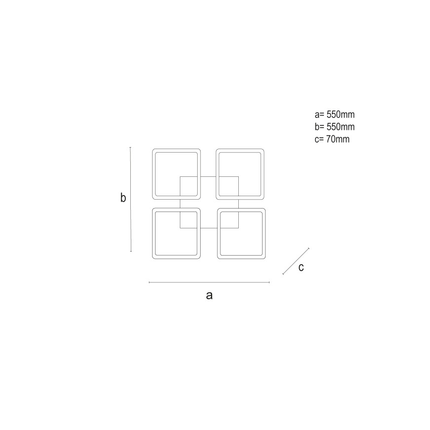 Dimbart LED-taklampa LED/95W/230V 3000-6500K + fjärrkontroll