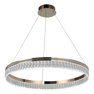 Dimbbar LED-kristallkrona på vajer THALIA LED/55W/230V 3000–6000K Ø 80 cm + fjärrkontroll