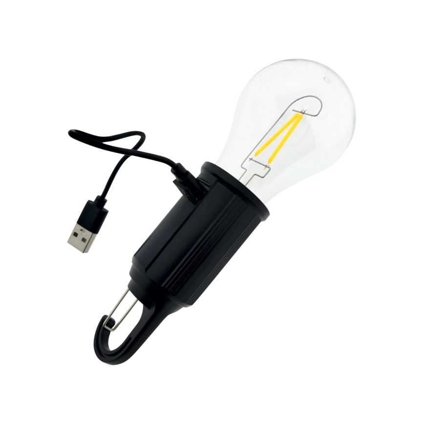 Dimbbar LED-lampa för utomhusbruk, hängande och uppladdningsbar, LED/3W/5V, 400 mAh, IP44