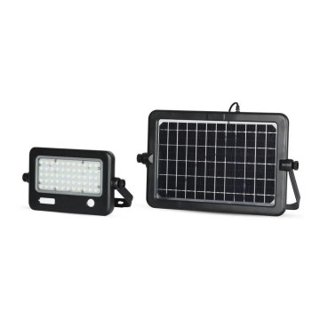 Dimbbar LED-solcellsstrålkastare med sensor LED/10W/3,7V 4000K IP65 7200 mAh + USB-port