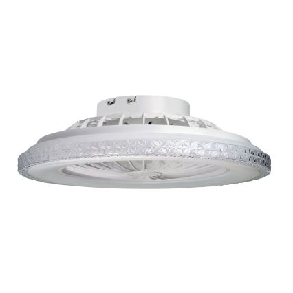 LED-dimbar taklampa med fläkt EGYPT LED/48W/230V 3000-6500K vit + fjärrkontroll