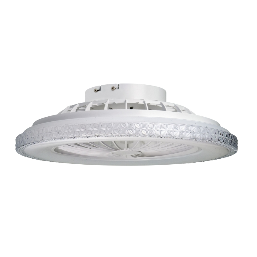 LED-dimbar taklampa med fläkt EGYPT LED/48W/230V 3000-6500K vit + fjärrkontroll