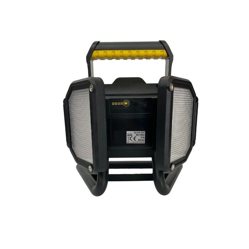 Dimmbar LED arbetslampa LED/50W/5V 12000 mAh IP54