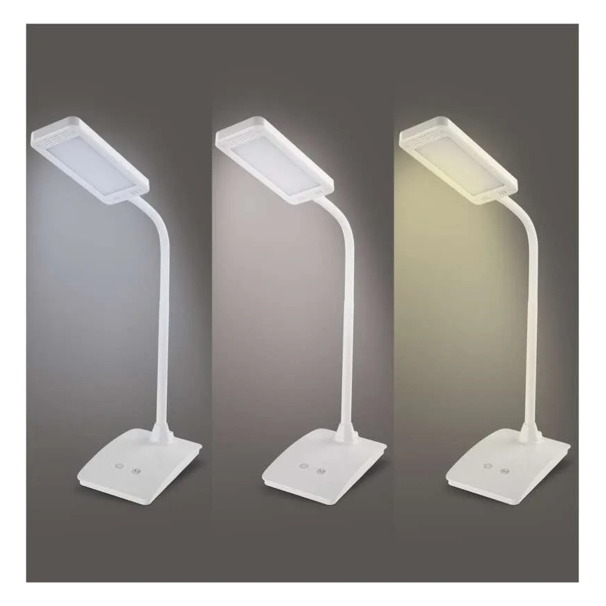 Dimmbar LED-bordslampa EDDY LED/6W/230V 3000/4500/6800K vit