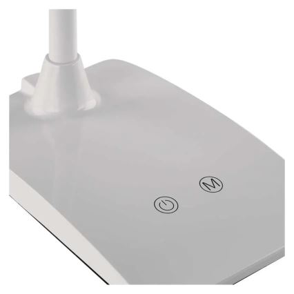 Dimmbar LED-bordslampa EDDY LED/6W/230V 3000/4500/6800K vit