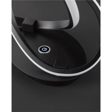 Dimmbar LED-bordslampa INDIGO LED/19W/230V 3000K svart