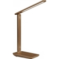 Dimmbar LED-bordslampa NOBLITE N LED/7W/230V 3000/4000/6500K brun