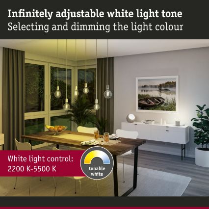 Dimmbar LED-glödlampa FILAMENT E27/7,5W/230V 2200-5500K - Paulmann 29155