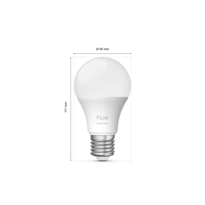 Dimbar LED-lampa Philips Hue White And Color Ambiance Essential E27/8W/230V 2200-6500K