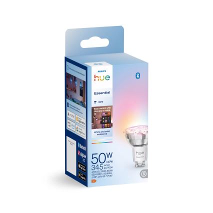 Dimbar LED-lampa Philips Hue White and Color Ambiance Essential GU10, 4,7 W, 230 V, 2200–6500 K