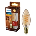 Dimmbar LED-lampa VINTAGE Philips E14/2,5W/230V 1800K