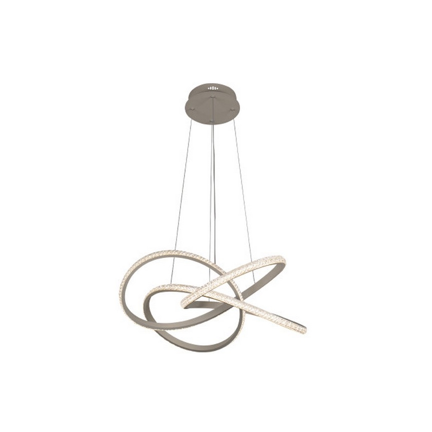 LED-dimmbar pendellampa på vajer LED/95W/230V 3000-6500K Ø 57 cm + fjärrkontroll