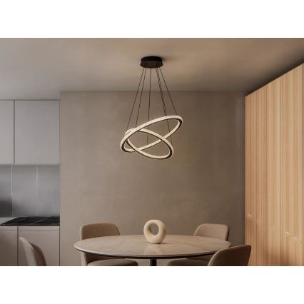 Dimmbar LED-pendel på vajer LED/150W/230V 3000-6500K + fjärrkontroll