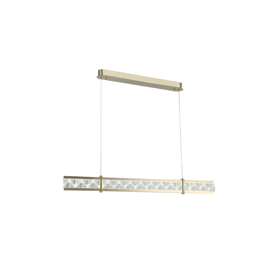 Dimbar LED-kristallkrona på vajer ENRIQUE LED/20W//230V 3000-6000K + fjärrkontroll
