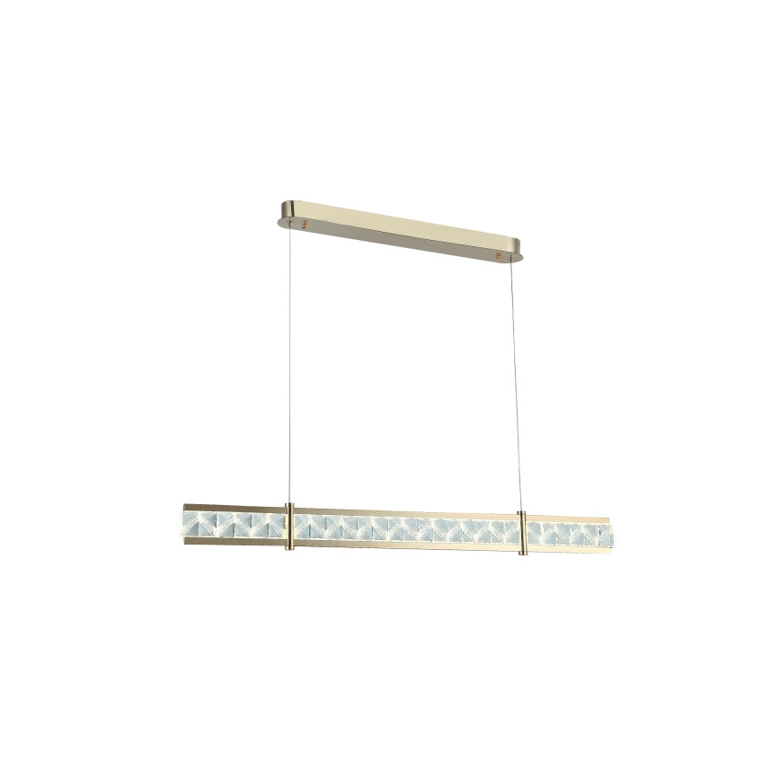 Dimbar LED-kristallkrona på vajer ENRIQUE LED/20W//230V 3000-6000K + fjärrkontroll