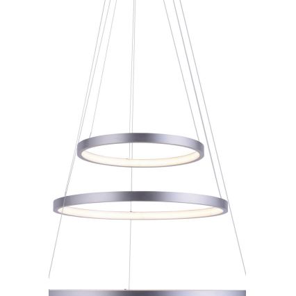Leuchten Direkt 11526-55 - Dimbar LED-pendellampa med vajer CIRCLE LED/13,5W/230V + LED/19,5W + LED/24W