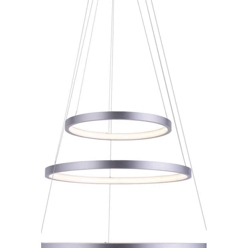 Leuchten Direkt 11526-55 - Dimbar LED-pendellampa med vajer CIRCLE LED/13,5W/230V + LED/19,5W + LED/24W