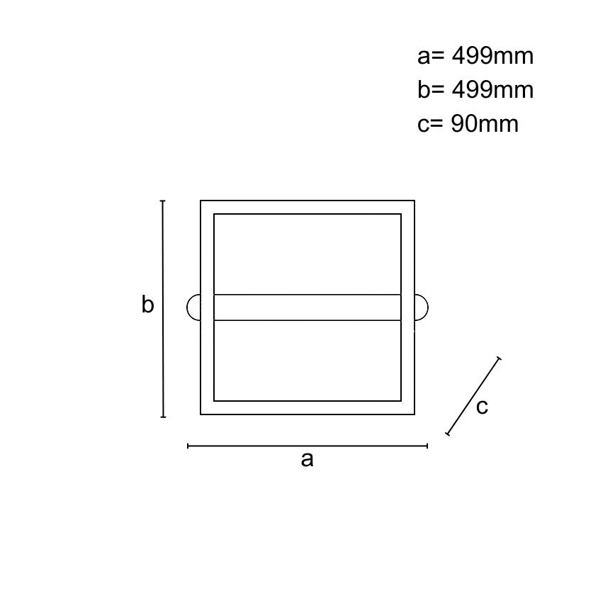 Dimmbar LED-taklampa 60W/230V 3000-6500K med fjärrkontroll
