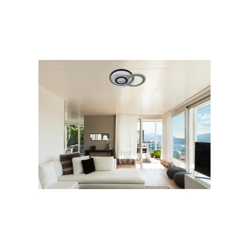 Dimmbar LED-taklampa, 95 W, 230 V, 3000–6500 K – med fjärrkontroll