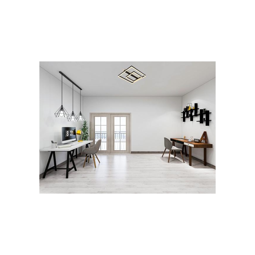 Dimmbar LED-taklampa 95W/230V 3000–6500K + fjärrkontroll