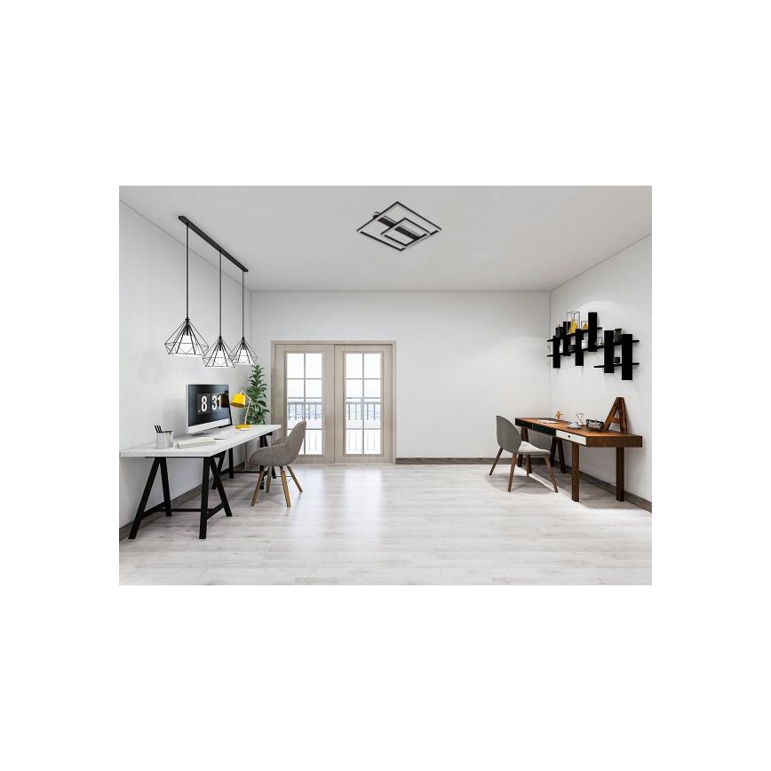 Dimmbar LED-taklampa 95W/230V 3000–6500K + fjärrkontroll