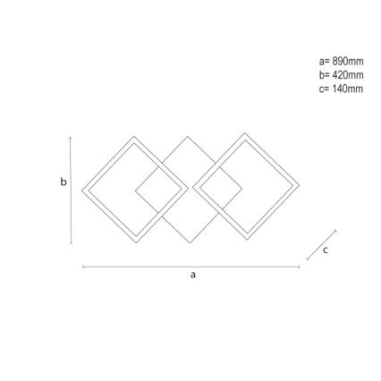 Dimmbar LED-taklampa LED/85W/230V 3000-6500K + fjärrkontroll