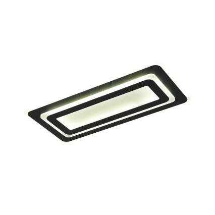 Dimbar LED-takarmatur LED/85W/230V 3000-6500K svart + fjärrkontroll