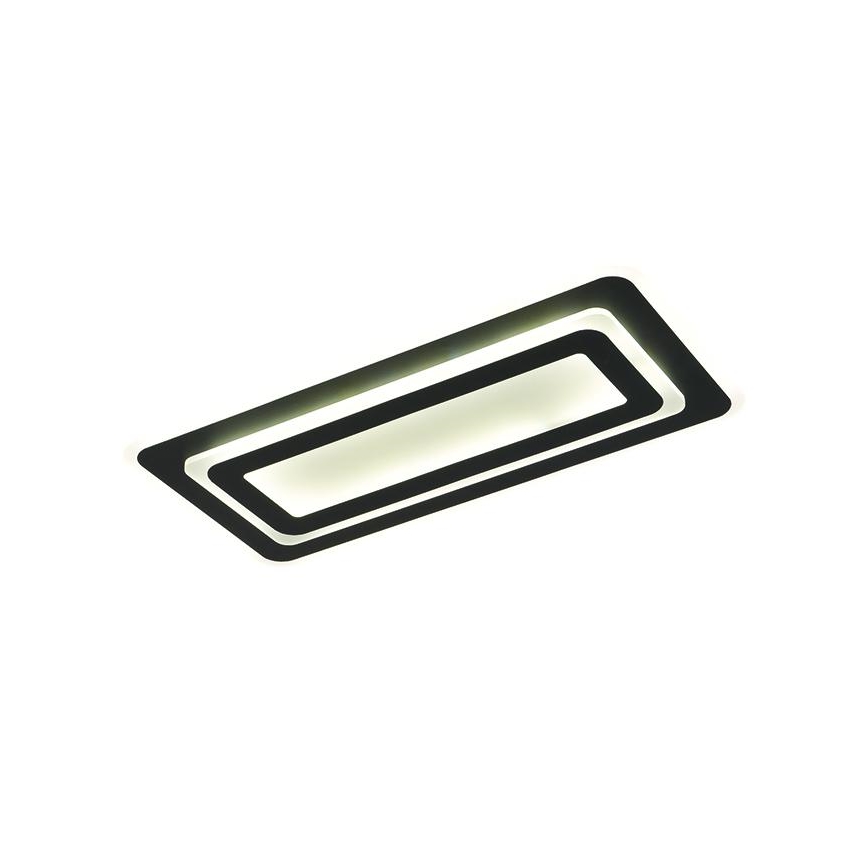 Dimbar LED-takarmatur LED/85W/230V 3000-6500K svart + fjärrkontroll