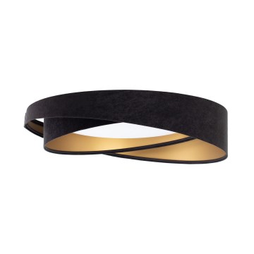 Dimmbar LED-taklampa SMART GALAXY MODERN LED/24W/230V 3000-6500K Ø 55 cm svart/guld + fjärrkontroll