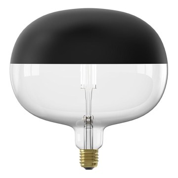 Dimmbar LED‑filamentlampa med kupol E27/6W/230V 1800K svart CRI 90