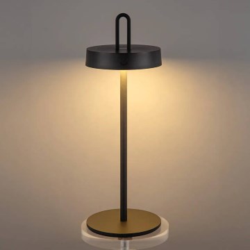 Dimmbar, uppladdningsbar, beröringsstyrd bordslampa för utomhusbruk SHINE LED/1,5W/3,7V 3000 mAh IP44 svart