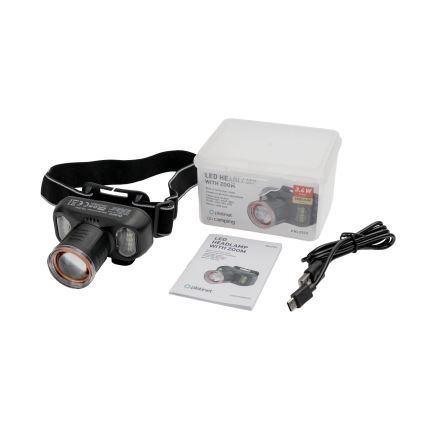 Dimmbar uppladdningsbar LED-pannlampa LED/3,4W/5V 1500 mAh