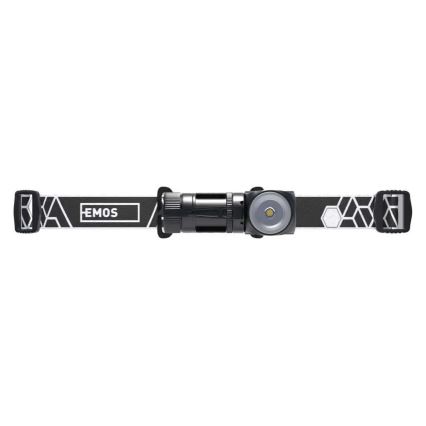 Dimmbar uppladdningsbar LED-pannlampa — 800 mAh, 3,7 V
