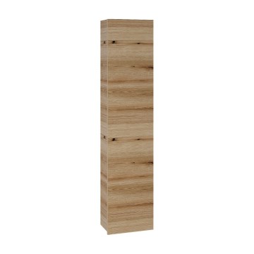 Dřevojas - Väggmonterat badrumsskåp ZYLO 35x155 cm ek