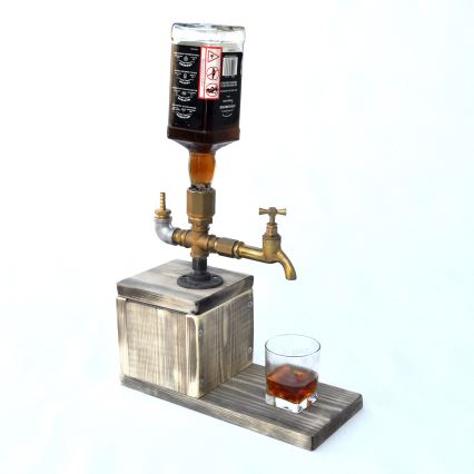 Dryckdispenser 30x32 cm guld/gran