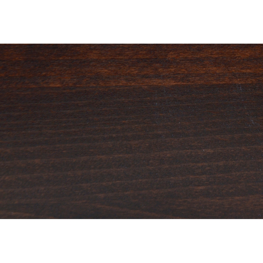 Dubbelsäng av massivt trä ANGELA 180x200 cm mörk valnöt