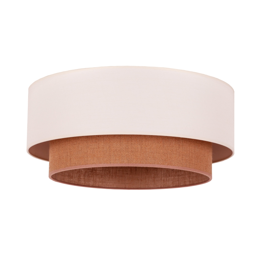 Duolla - Taklampa BOHO 3xE27/15W/230V Ø 60 cm beige/brun