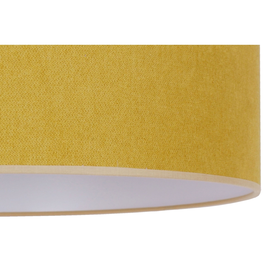 Duolla - Bordslampa BRISTOL 1xE14/15W/230V diameter 17,5 cm gul/vit