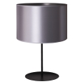 Duolla - Bordslampa CANNES 1xE14/15W/230V 20 cm silver/svart