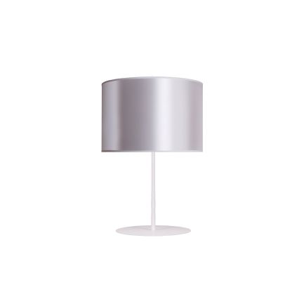 Duolla - Bordslampa CANNES 1xE14/15W/230V diameter 20 cm silver/koppar/vit